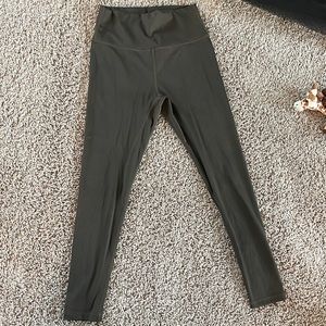 Dark green lululemon align leggings